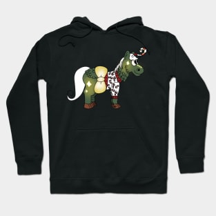 Christmas Tree Horse Hoodie